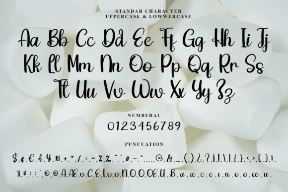 Marsmellow Font PNG with transparent background - Preview 3