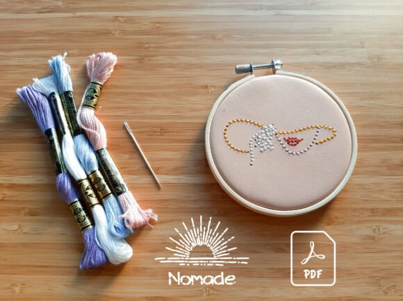 One Line Feminine Motif 5 | Leathercraft