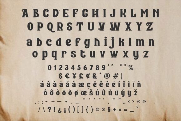 Retroria Font PNG with transparent background - Preview 2