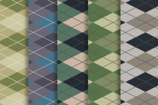 5 Camouflage Argyle Patterns Graphic by DesignScape Arts · Creative Fabrica