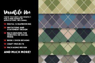 5 Camouflage Argyle Patterns Graphic by DesignScape Arts · Creative Fabrica