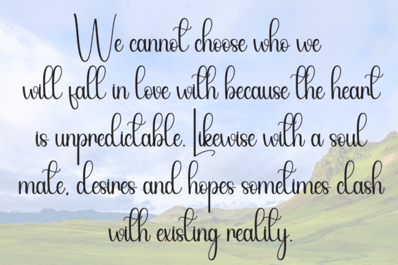 Blushing Font - Preview 5