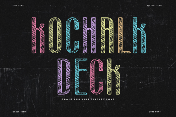 Chalky Stonky Font - Preview 1