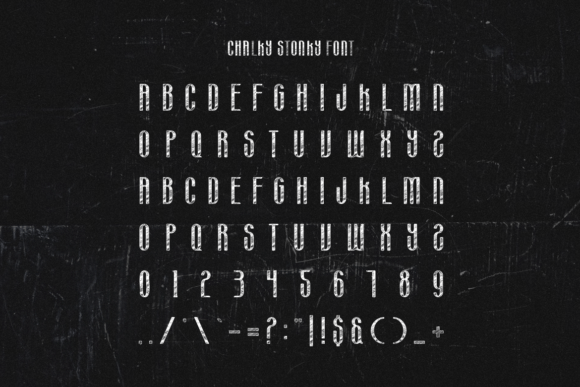 Chalky Stonky Font - Preview 4
