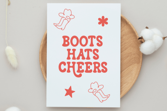 Cowboy Howdy Font PNG with transparent background - Preview 1