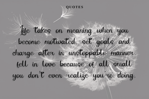 Dandelion Font - Preview 5