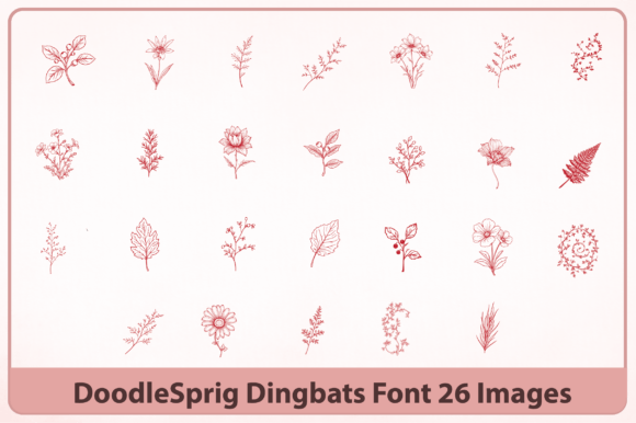 Doodlesprig Font - Preview 2