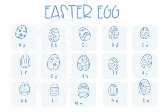 Easter Egg Font - Preview 1
