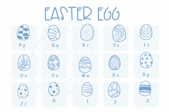 Easter Egg Font - Preview 2