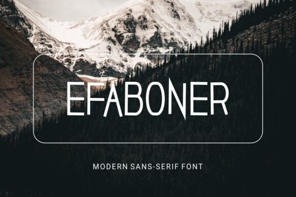 Efaboner Serif Font By Kenrichi