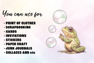 Frog Enjoying Summer Clipart Graphic by DreamArt · Creative Fabrica