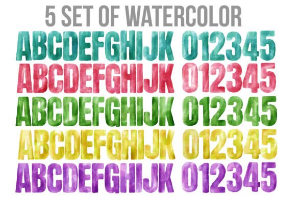 Happy Watercolor Font - Preview 5
