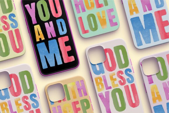 Happy Watercolor Font - Preview 6
