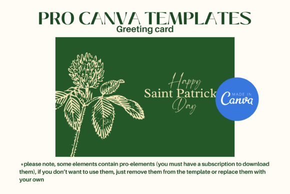 Patrick's Day Holiday Greeting Card