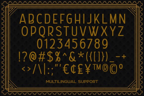 Regalia Manor Font PNG with transparent background - Preview 5