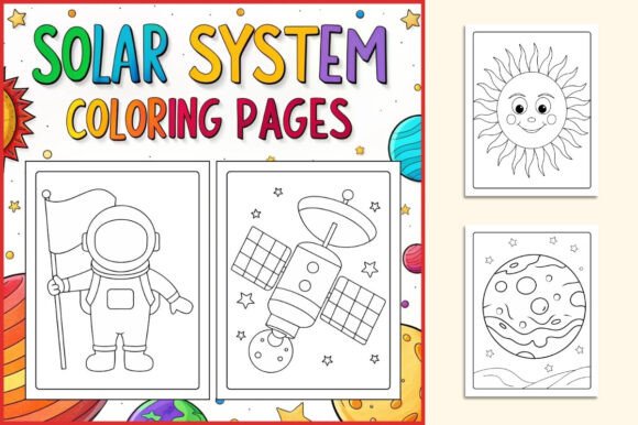 Solar System Coloring Pages for Kids