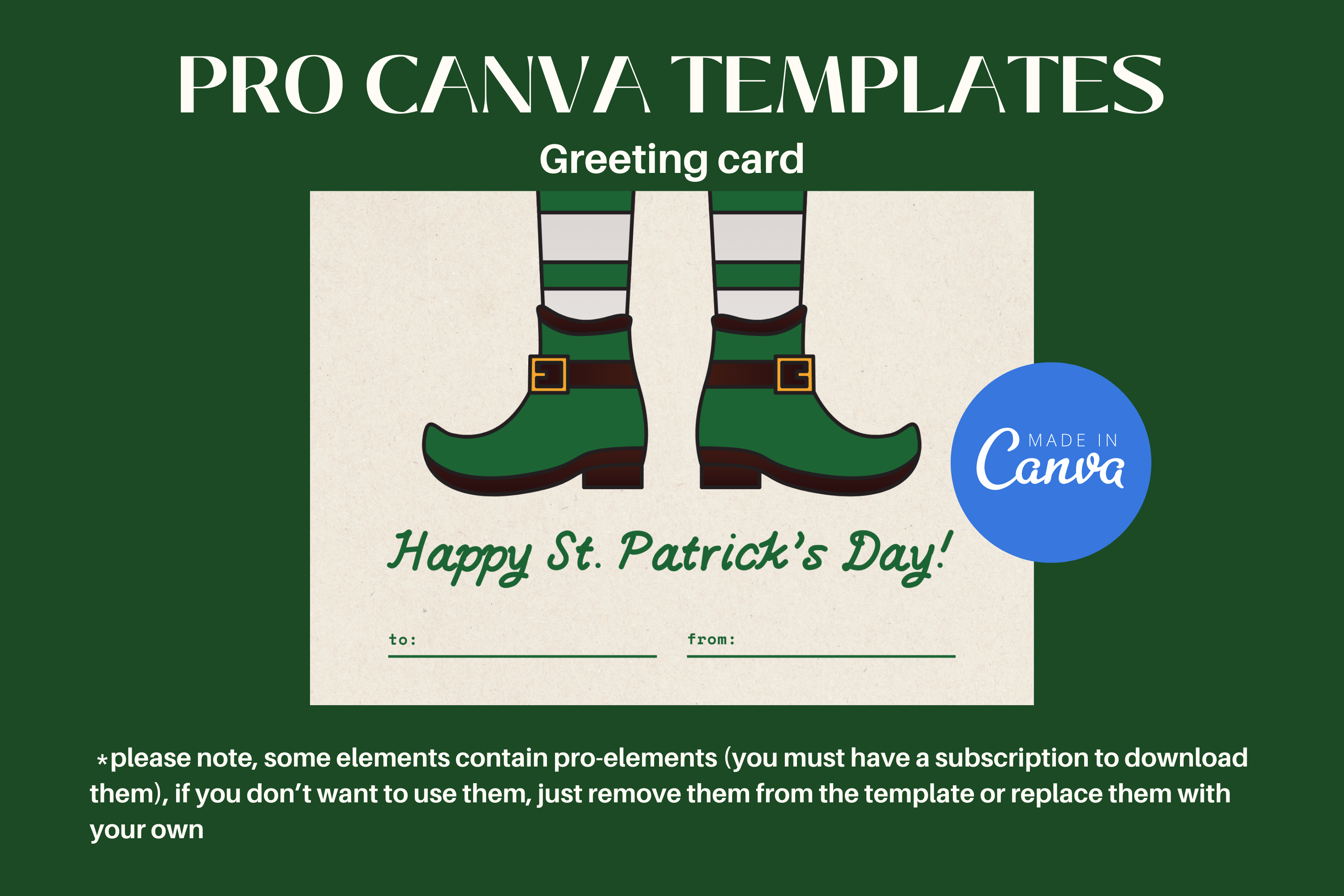 St. Patrick's Day Greeting Card