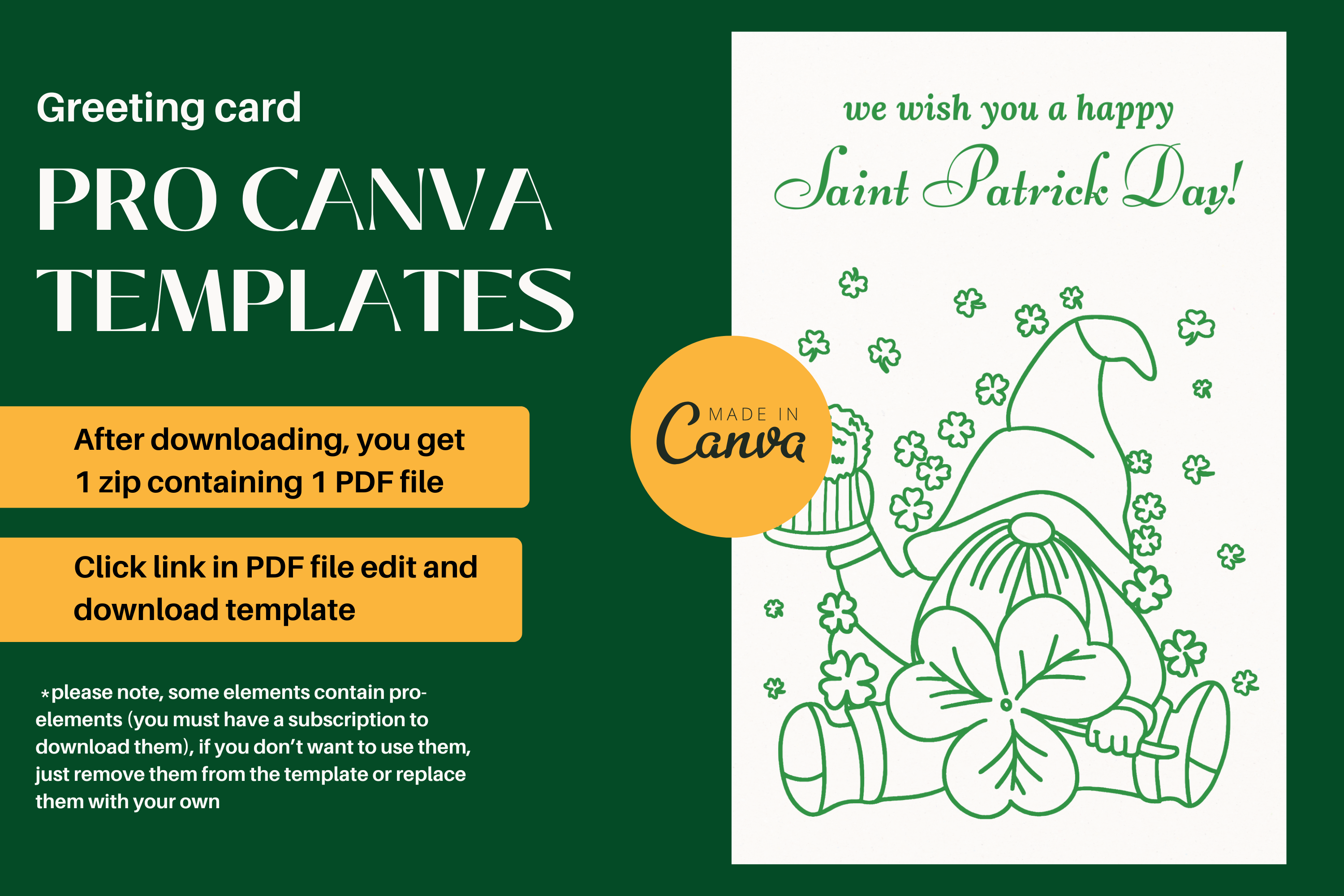 St. Patrick's Day Greeting Card