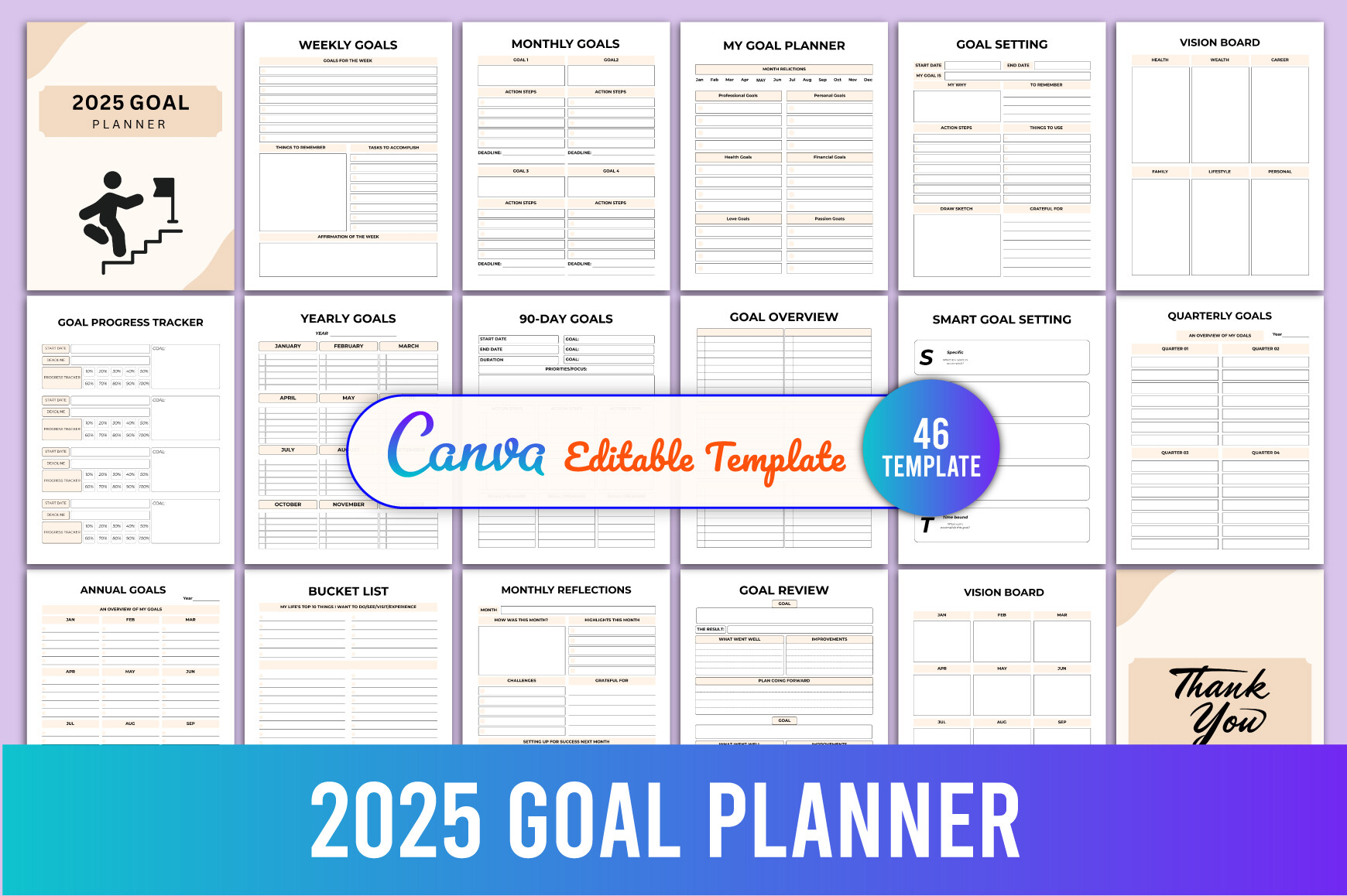 2025 Goal Planner Graphic by KDPMart · Creative Fabrica