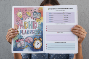 ADHD Planner - KDP Canva Template Graphic by KDP Studio · Creative Fabrica