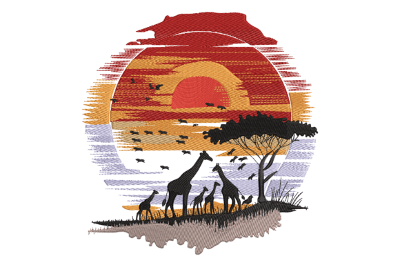 African Safari Sunset