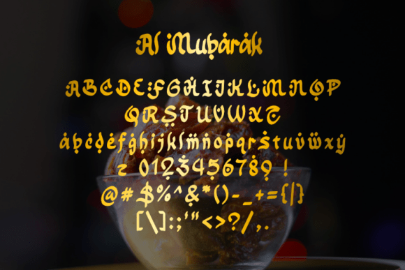 Al Mubarak Font - Preview 1