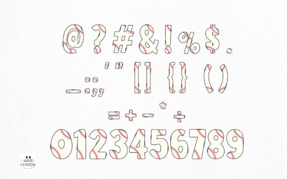 Baseball Font - Preview 2