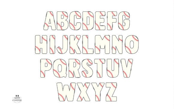 Baseball Font - Preview 3