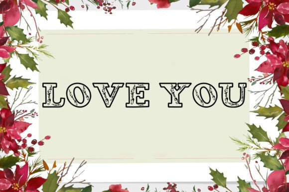 Beauty Garden Font PNG with transparent background - Preview 1