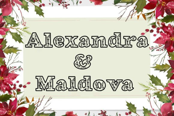 Beauty Garden Font PNG with transparent background - Preview 3