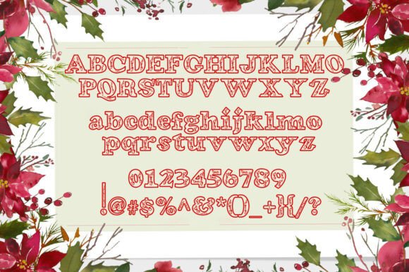 Beauty Garden Font PNG with transparent background - Preview 4