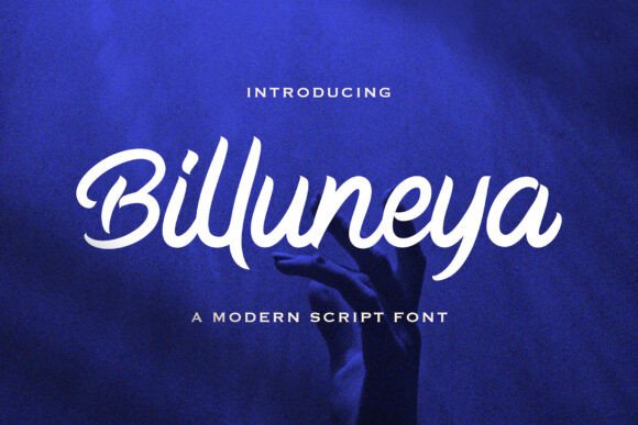 Billuneya Font - Preview 1