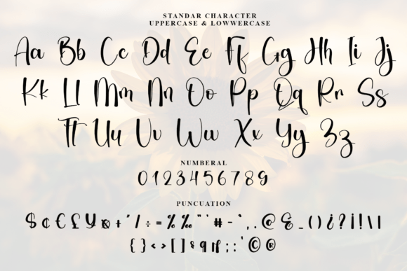 Blossom Font - Preview 3