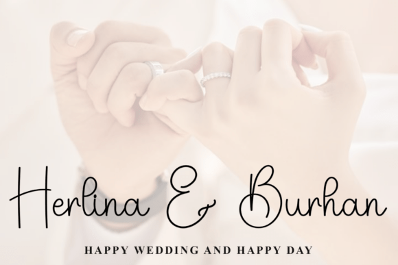 Blushing Font - Preview 1