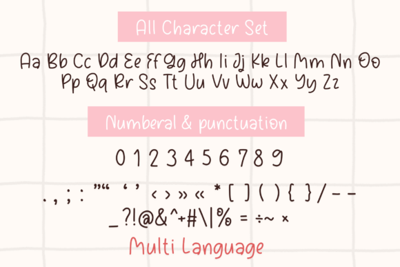 Bubbly Notes Font - Preview 5