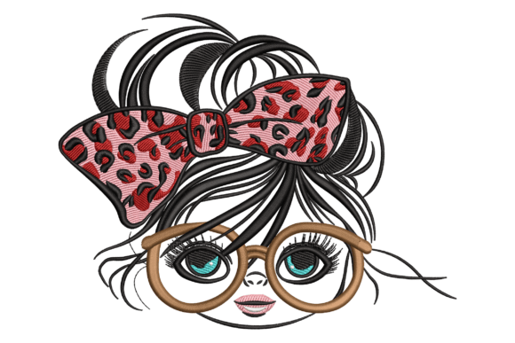 Chic Messy Bun Girl