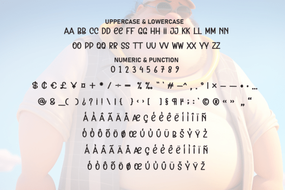 Chubby Cartoon Font - Preview 6