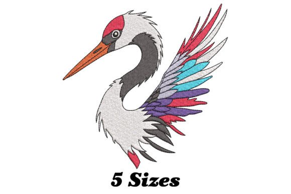 Colorful Crane