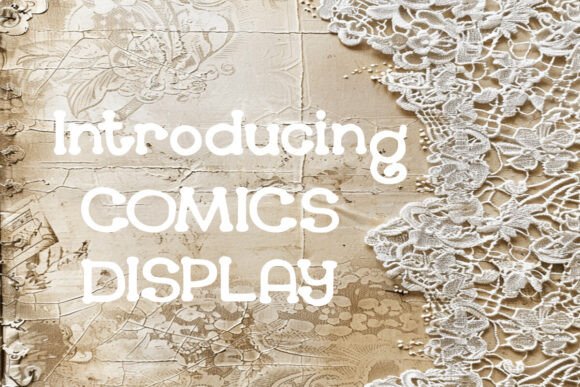Comics Display Font - Preview 1
