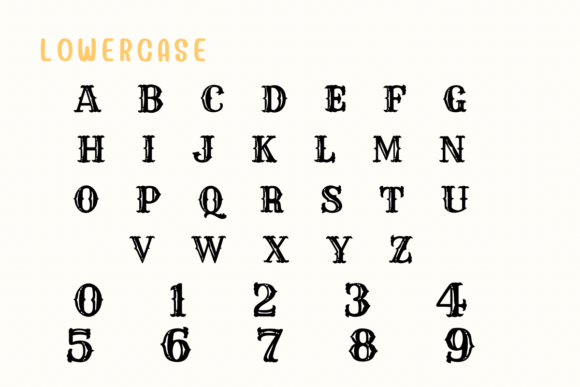 Cute Modern Font PNG with transparent background - Preview 2