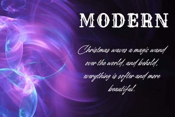 Cute Modern Font PNG with transparent background - Preview 3