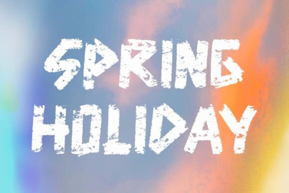Easter Brown Font PNG with transparent background - Preview 3
