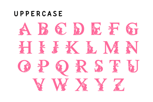 Easter Bunny Font - Preview 1