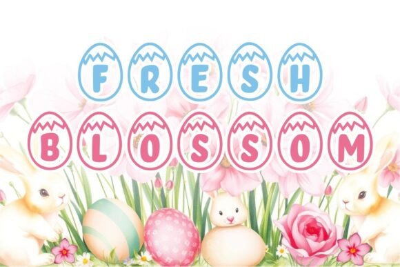 Easter Bunny Font - Preview 1