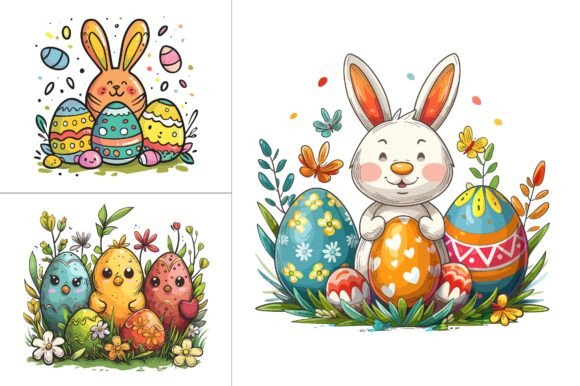 Easter Day Vector Graphic Bundle Bundle · Creative Fabrica