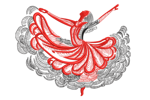 Elegant Dancing Lady