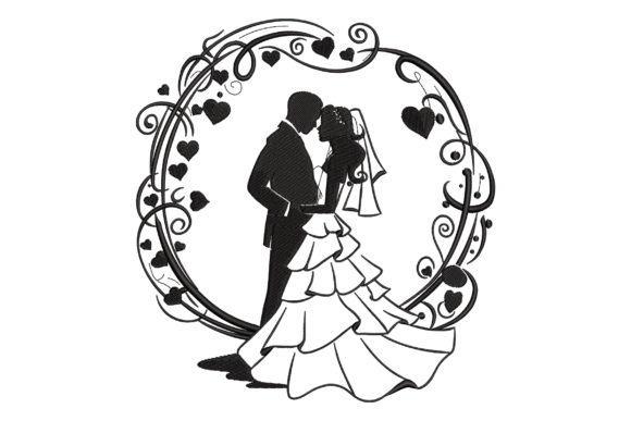 Elegant Wedding Couple