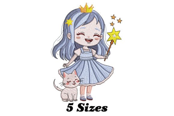 Fairy Girl with Cat