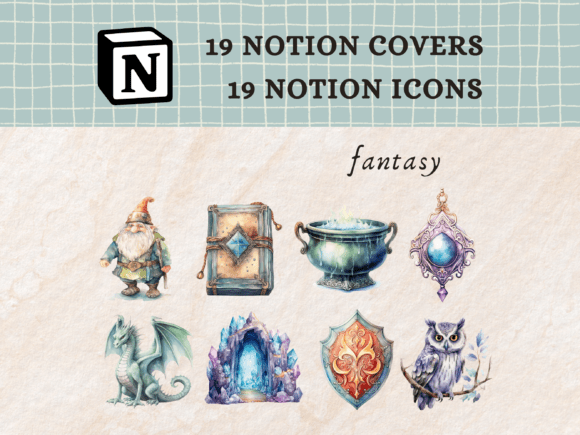 Fantasy Themed Notion Icons