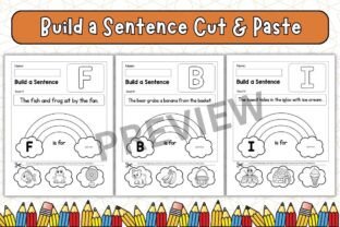 Fun Sentence Building Activity for Kids Graphic by TheStudyKits ...
